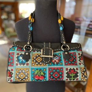 Isabella Fiore leather shoulder bag